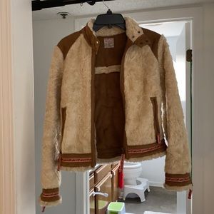 Like new free people suede / leather jacket